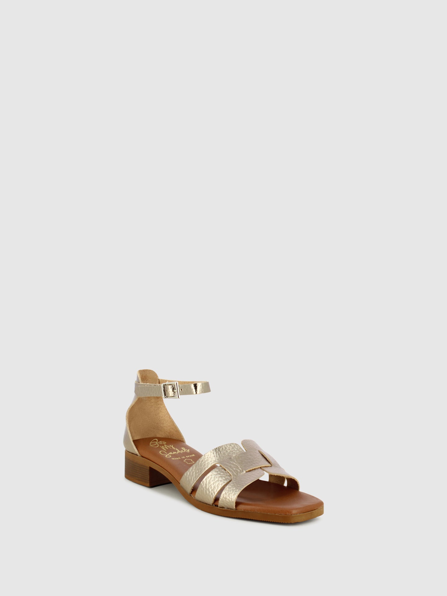 Oh My Sandals Sandálias com Fivela em Platino