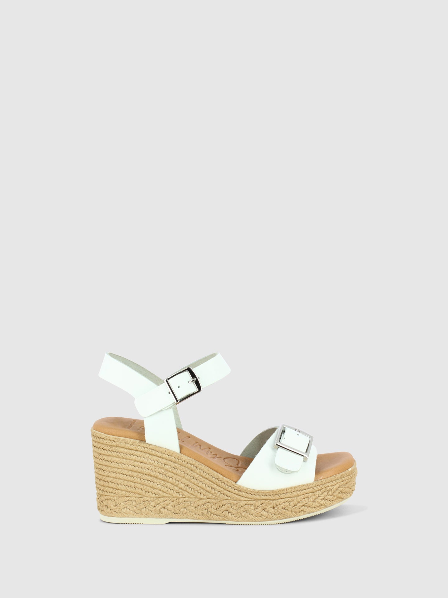 Oh My Sandals Sandálias com Fivela em Branco