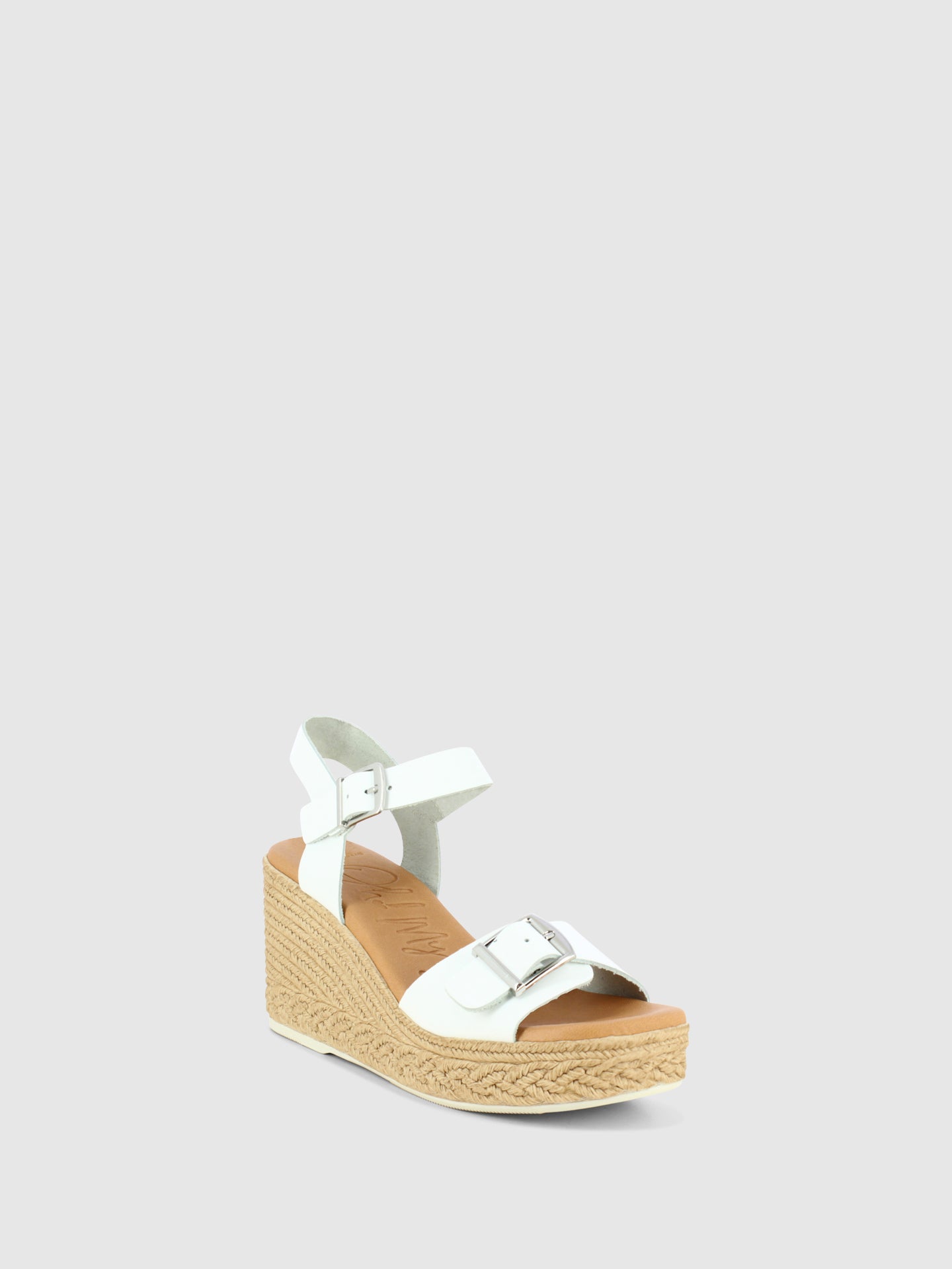 Oh My Sandals Sandálias com Fivela em Branco