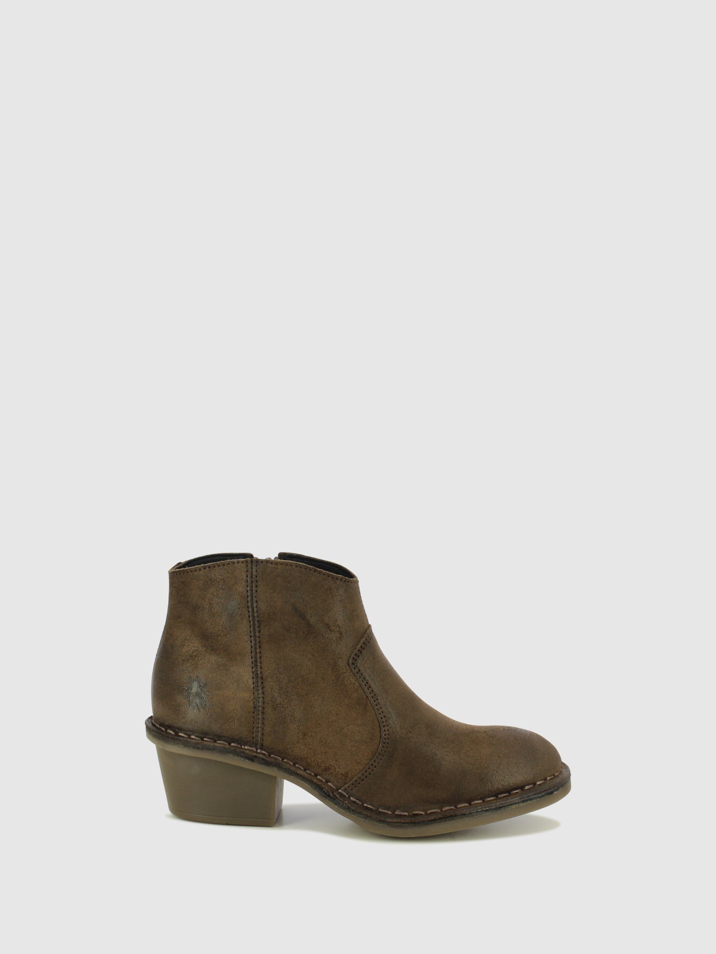 Fly London Botins com Fecho em Taupe