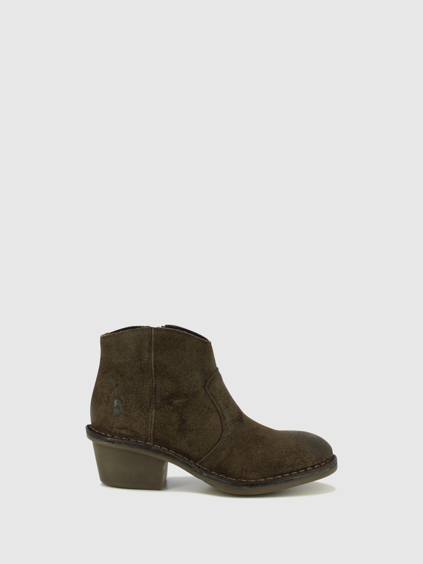 Fly London Botins com Fecho em Verde Tropa
