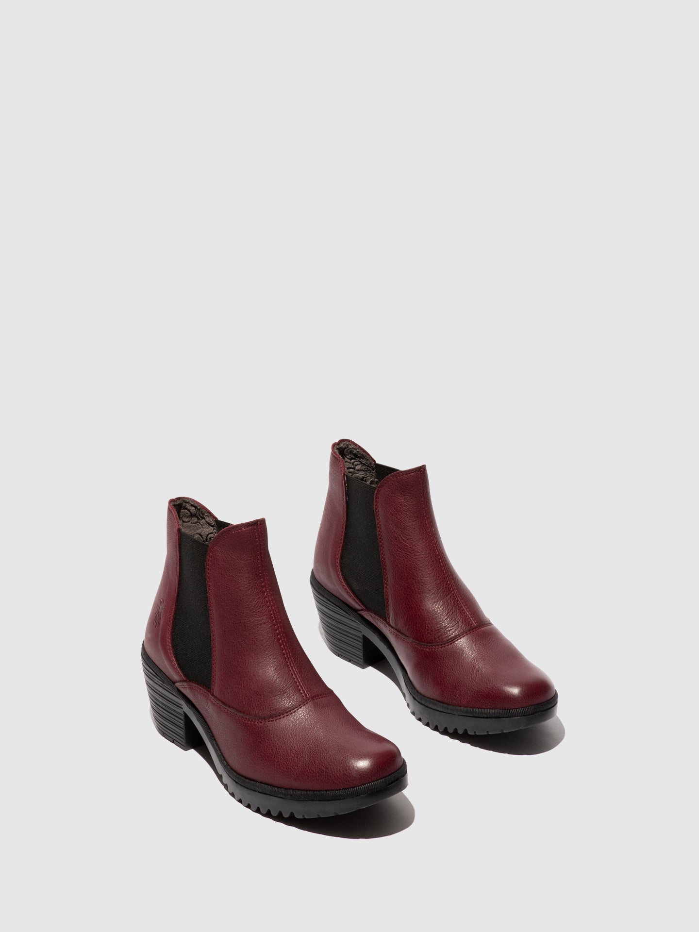 Fly London Botins Chelsea WOTE078FLY BURGUNDY