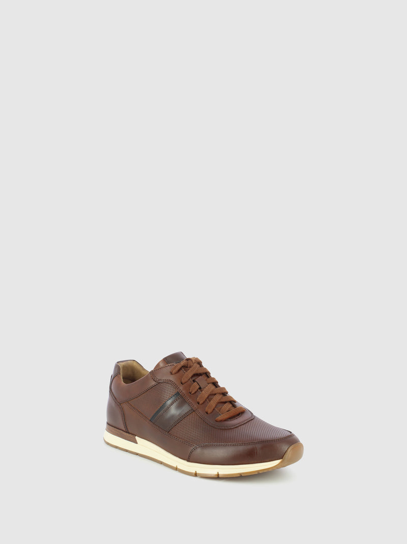 Pius Gabor Sapatos com Atacadores em Castanho