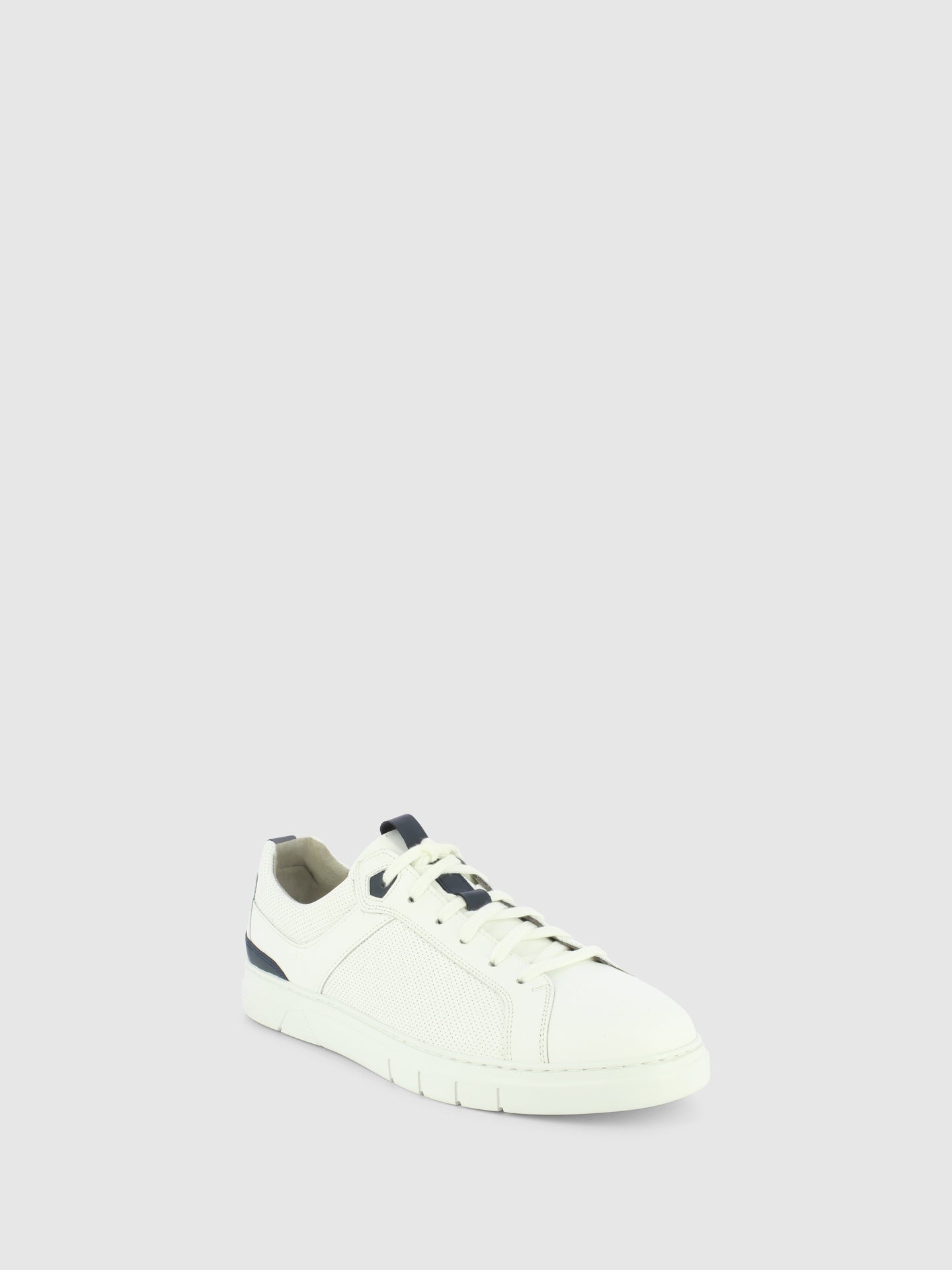 Pius Gabor Sapatos com Atacadores em Branco