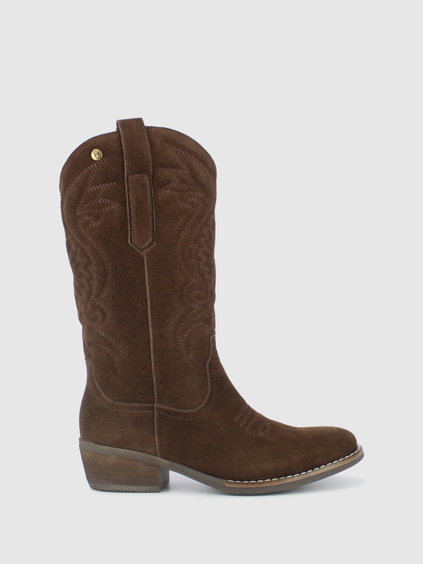 Top3 Botas Texanas em Castanho