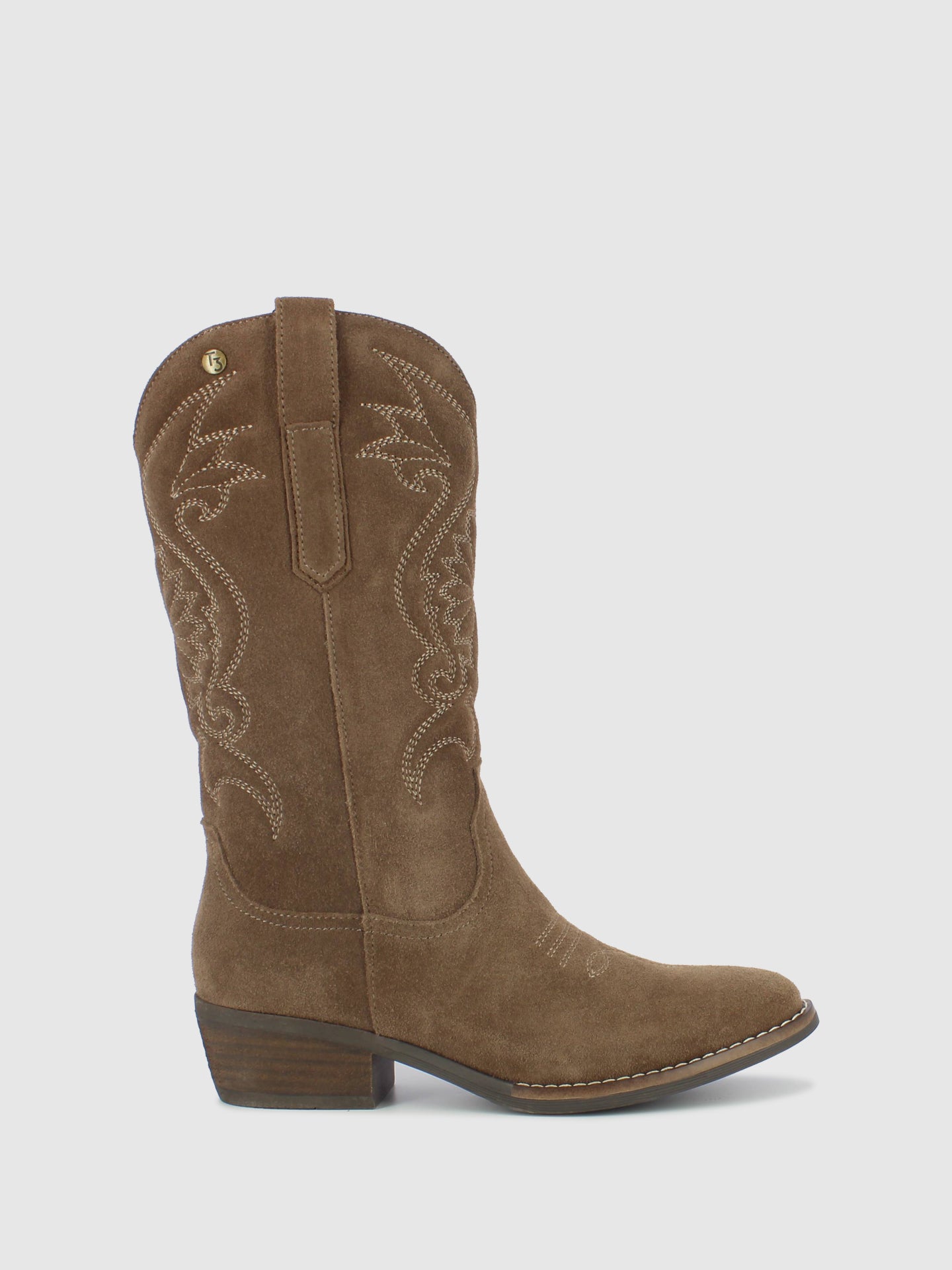 Top3 Botas Texanas em Taupe