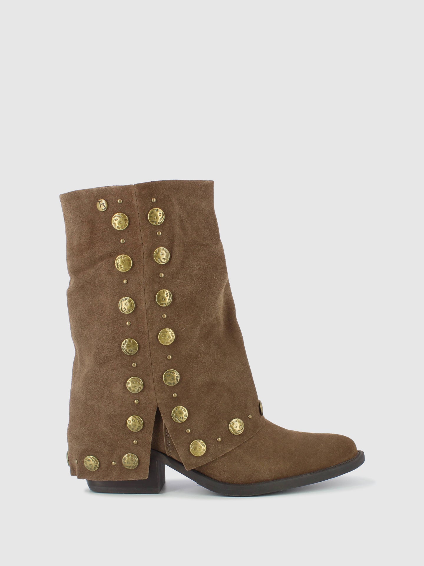 Top3 Botas com Fecho em Taupe