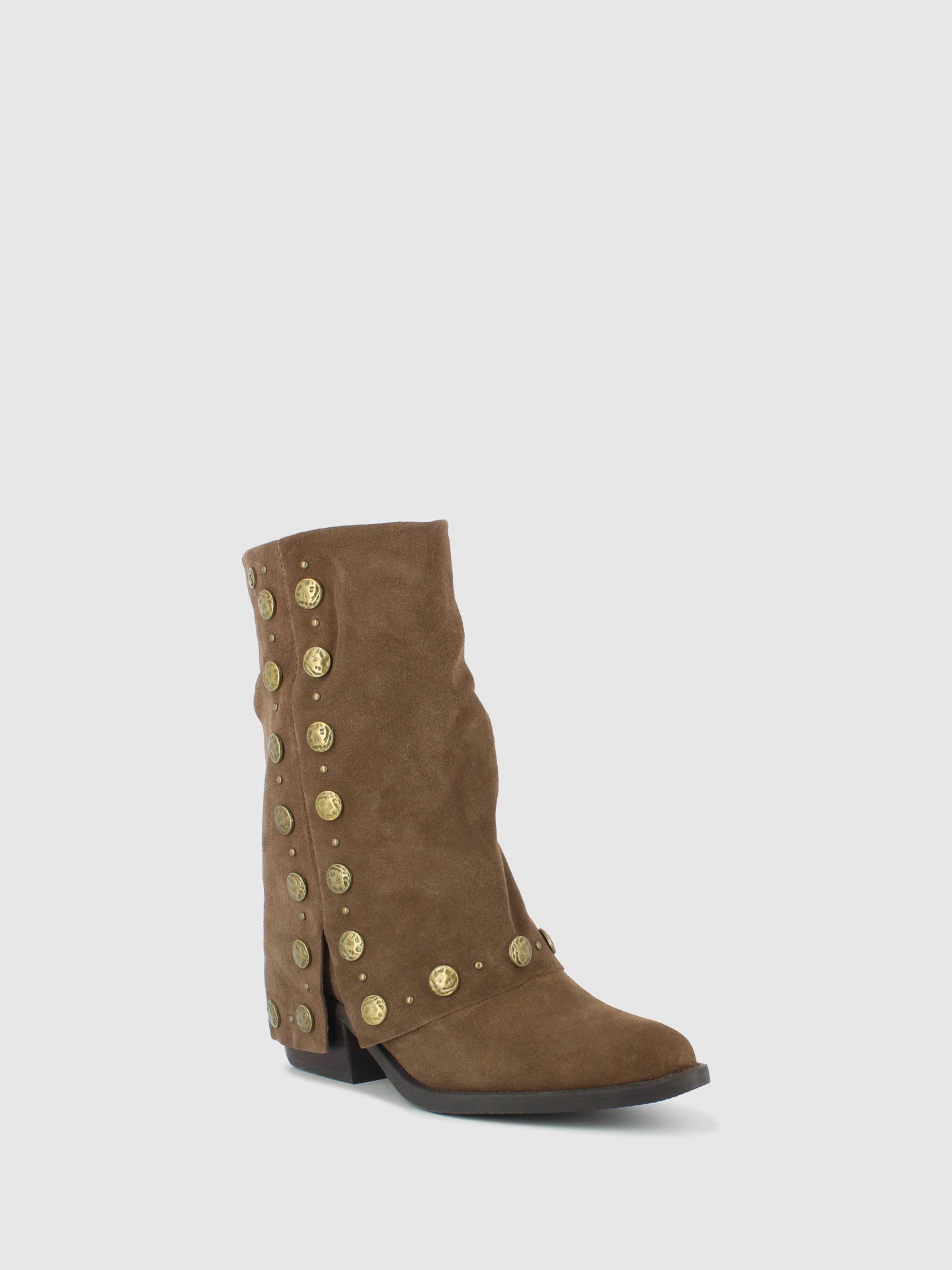 Top3 Botas com Fecho em Taupe