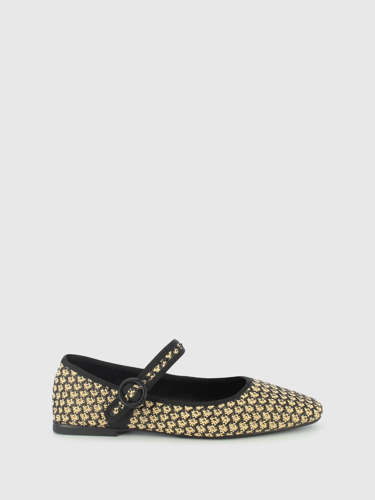 Top3 Sapatos com Fivela em Preto
