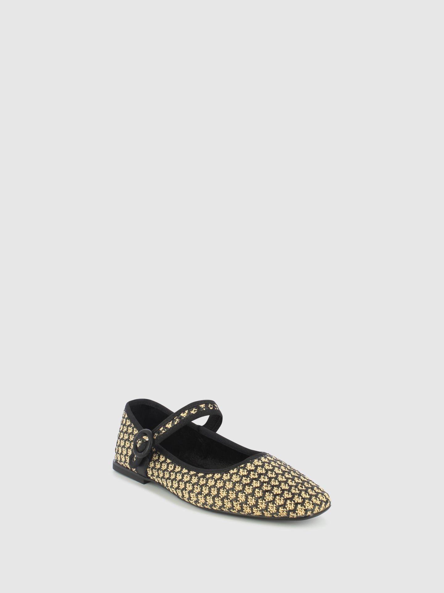 Top3 Sapatos com Fivela em Preto