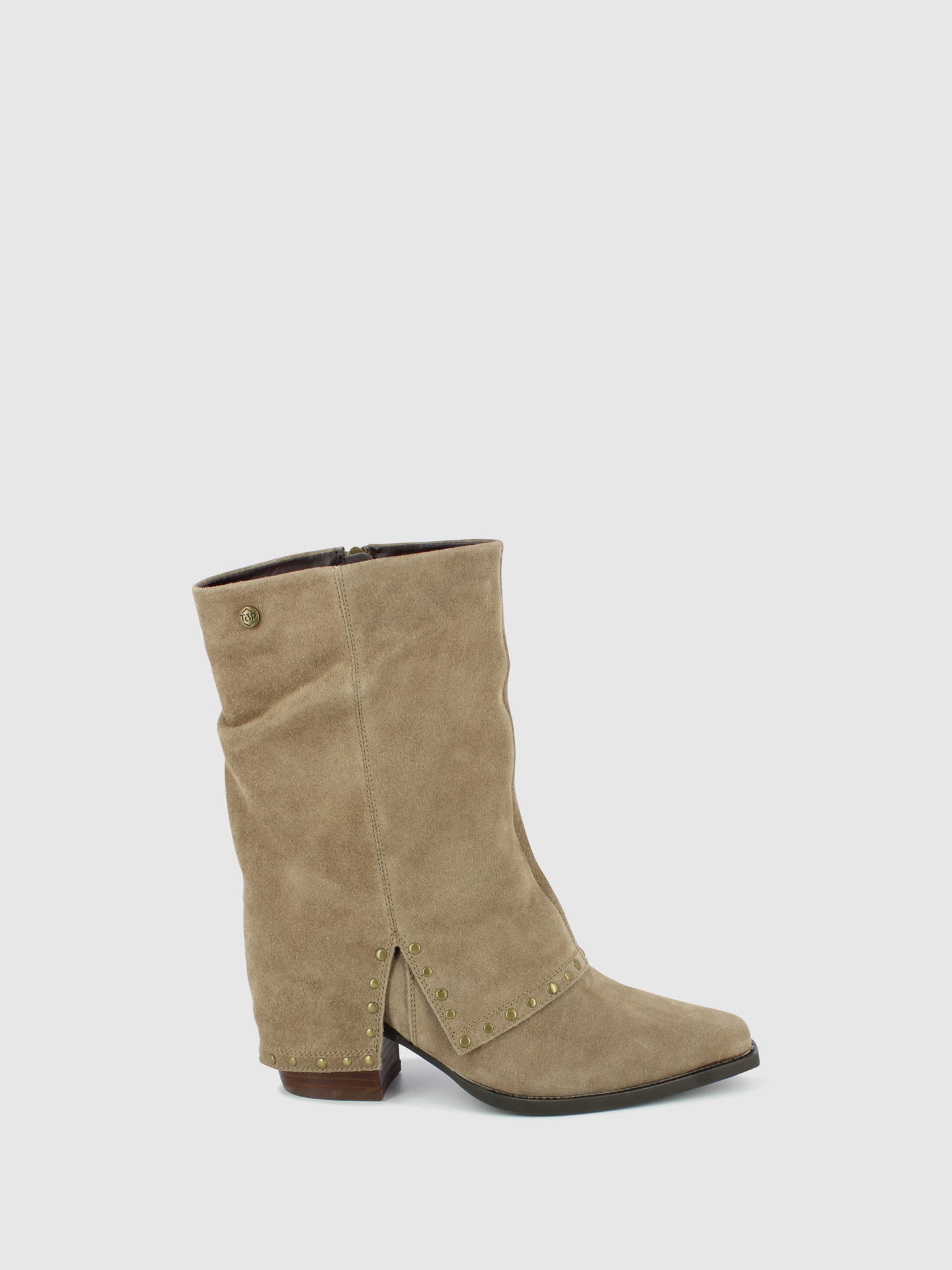 Top3 Botas com Fecho em Taupe