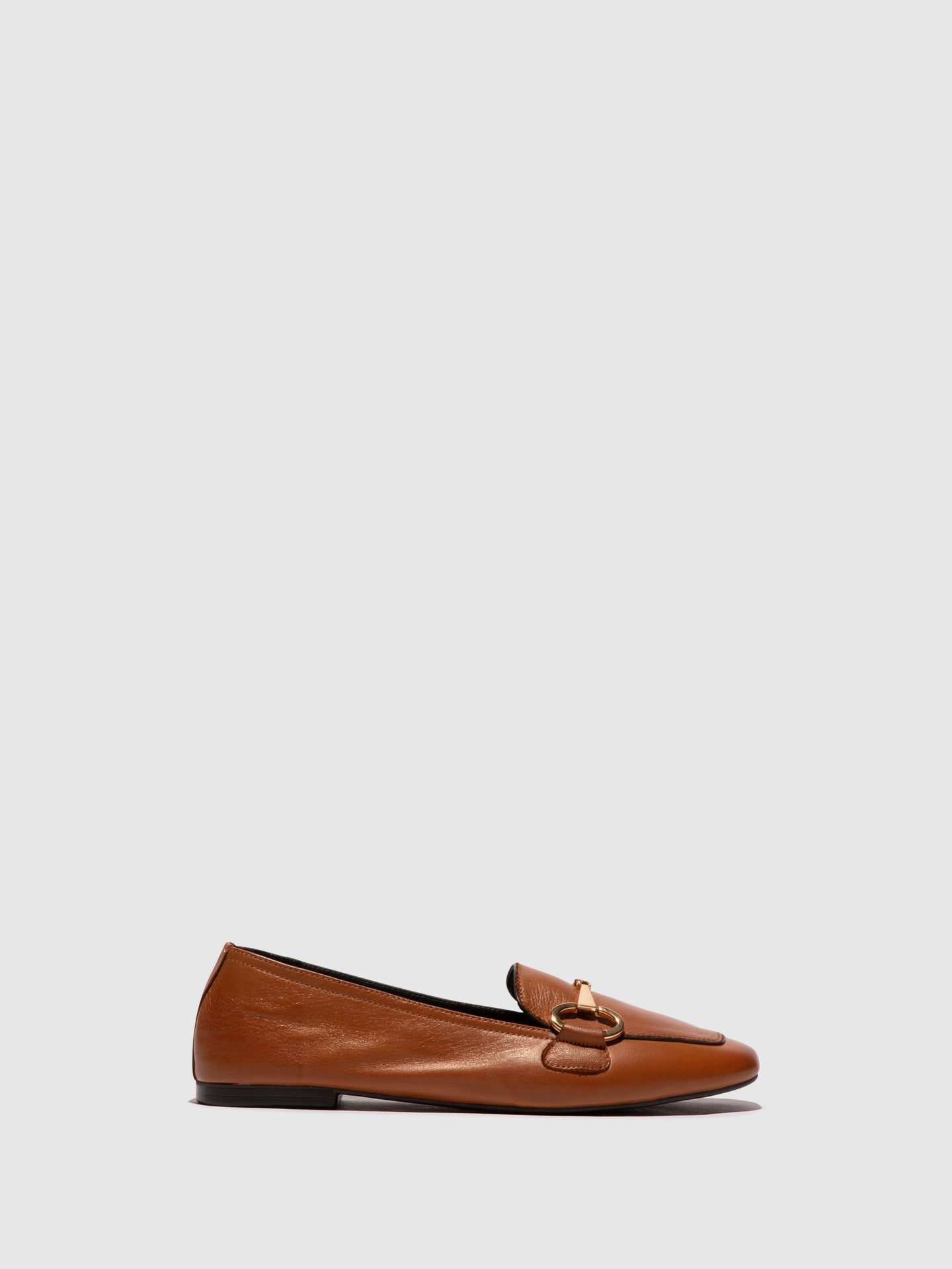 Top3 Sapatos Mocassins em Camel