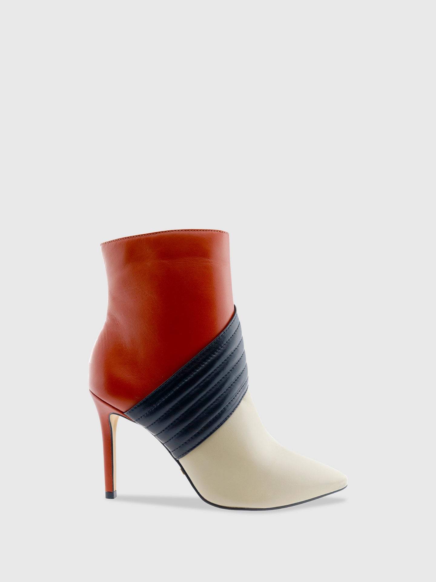 PARODI SHOES Botins Pontiagudas em Cinzento