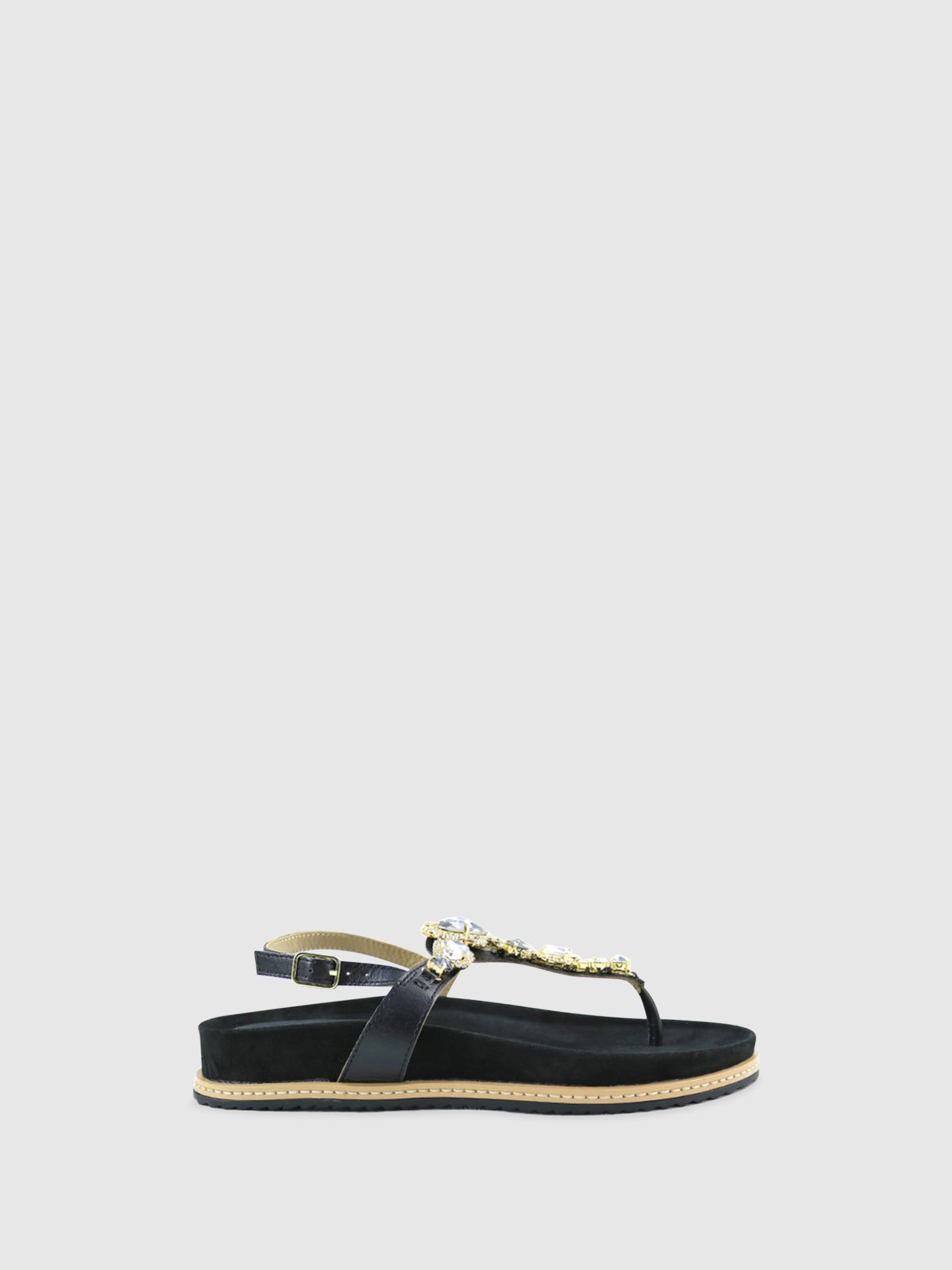 PARODI SHOES Sandálias de Plataforma 53/1923NERO Black