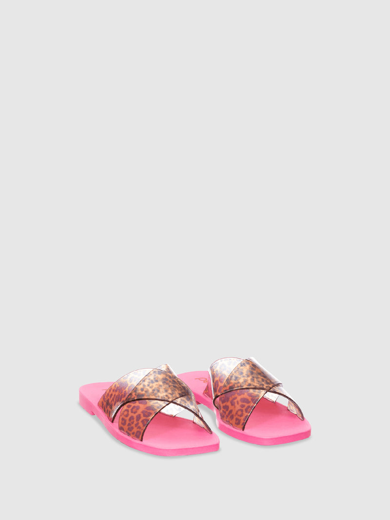 PARODI SHOES Chinelos de estilo Casual 11/5828ROSA Pink