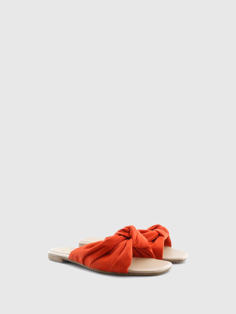 PARODI SHOES Sandálias com Apliques 13/QQ5325TANGERINA Orange