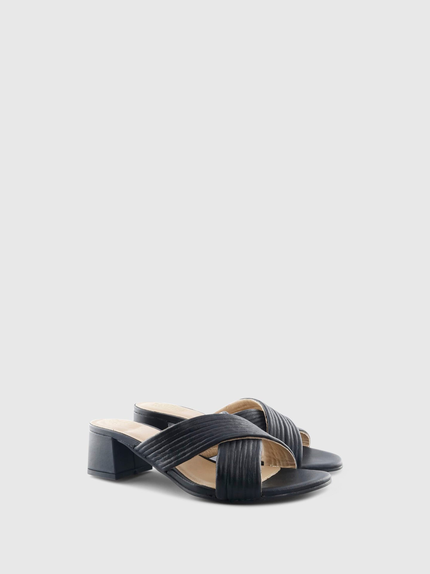 PARODI SUNSHINE Mules com Tiras 53/1879NERO Black