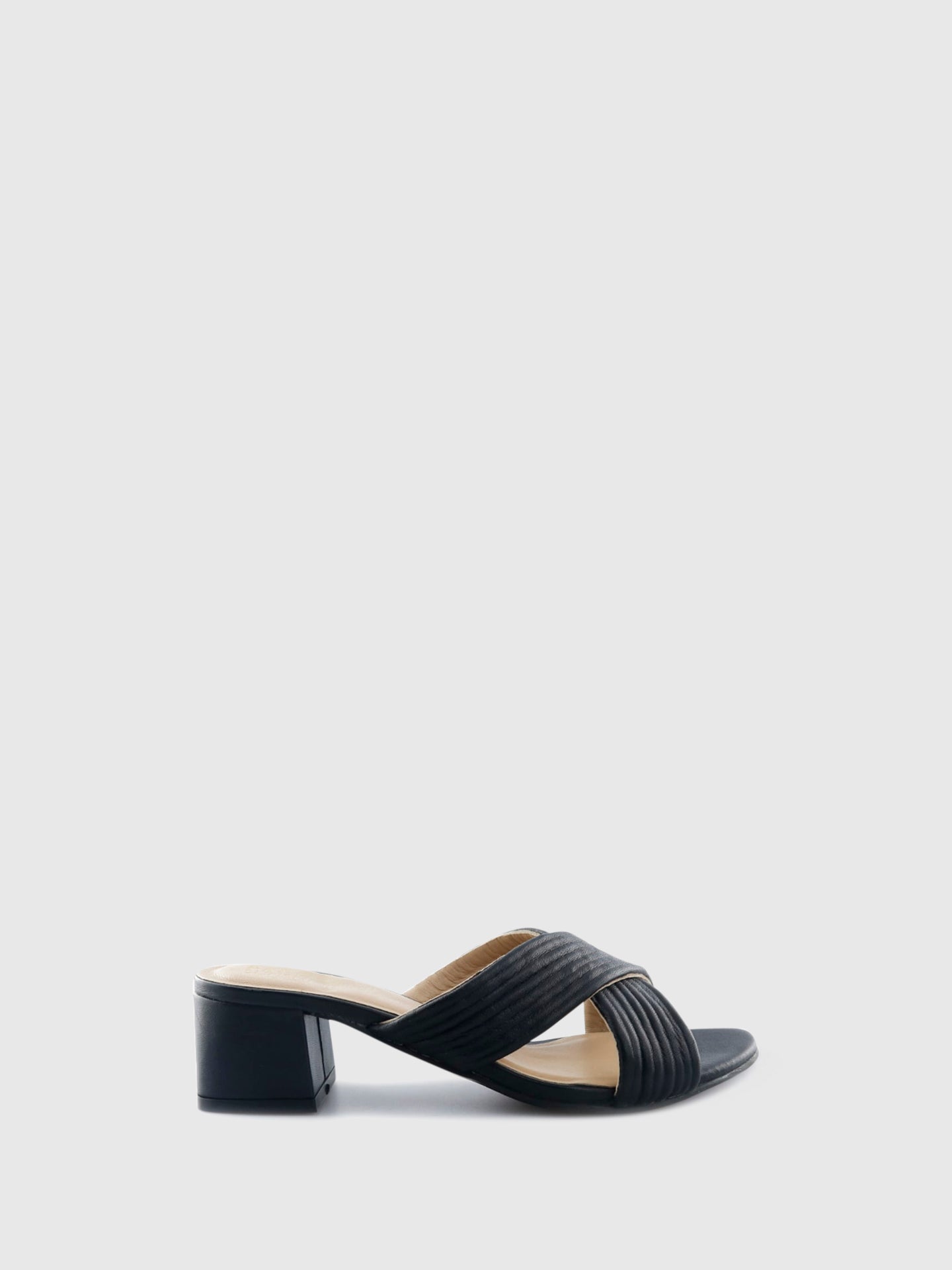 PARODI SHOES Mules com Tiras 53/1879NERO Black