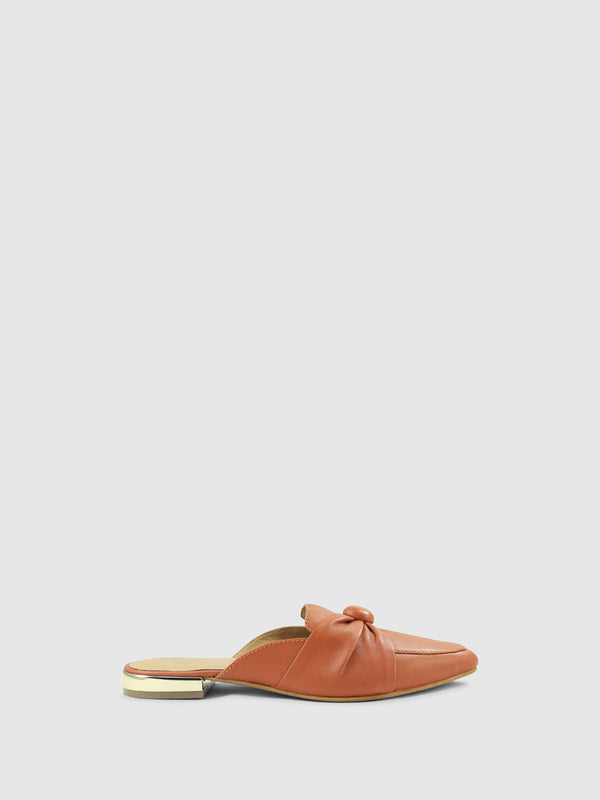 PARODI SHOES - Mules Rasas 53/1894ARANCIO Orange - Overcube