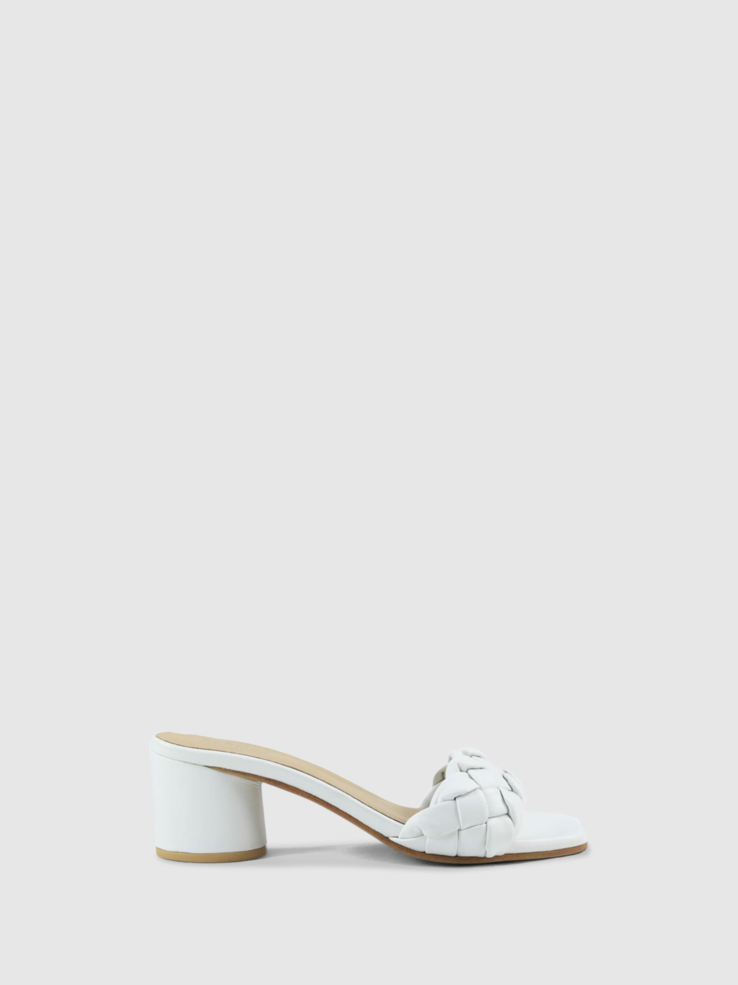 PARODI SUNSHINE Mules de Ponta Quadrada 53/1906BIANCO White