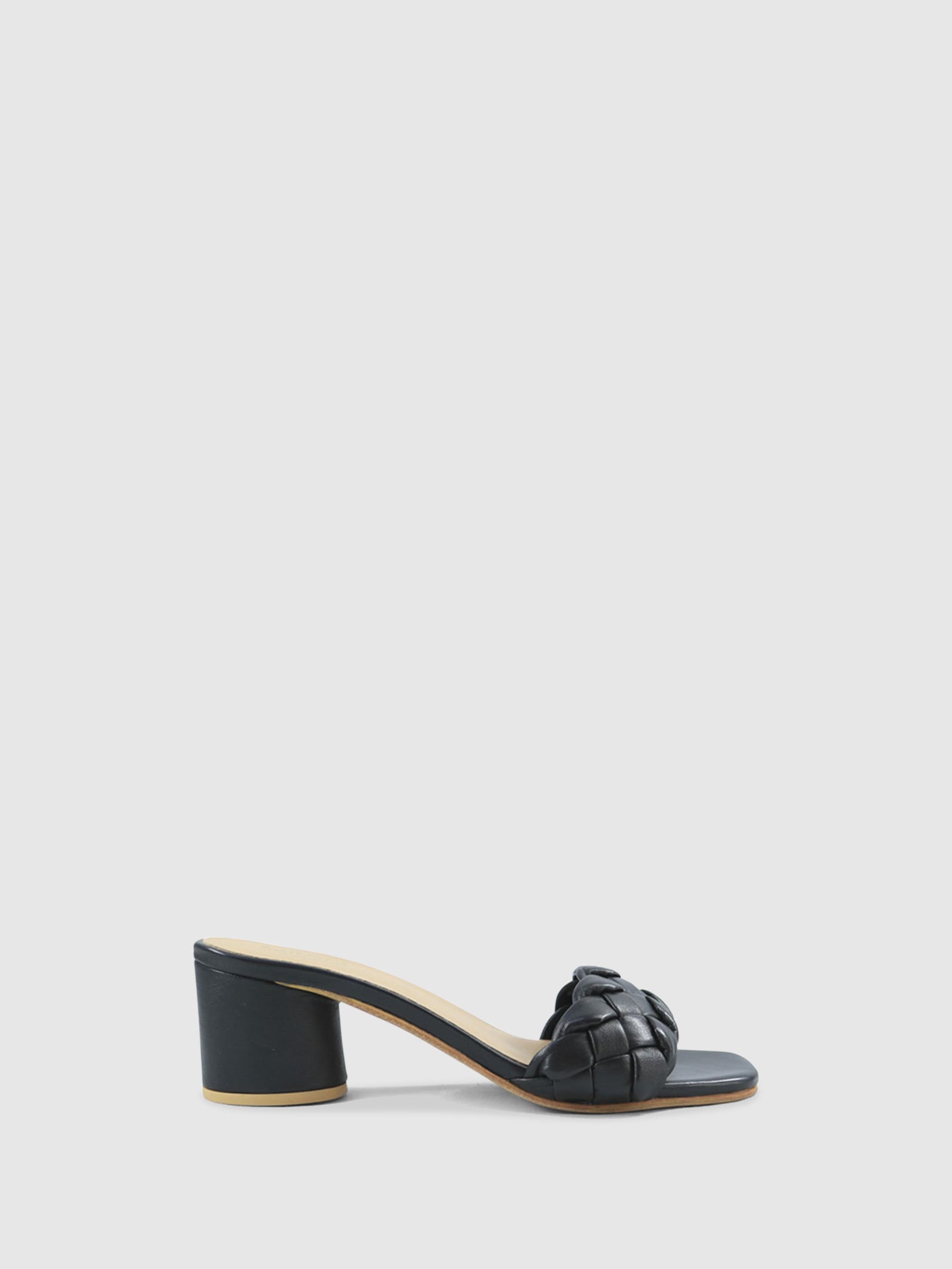 PARODI SUNSHINE Mules de Ponta Quadrada 53/1906NERO Black