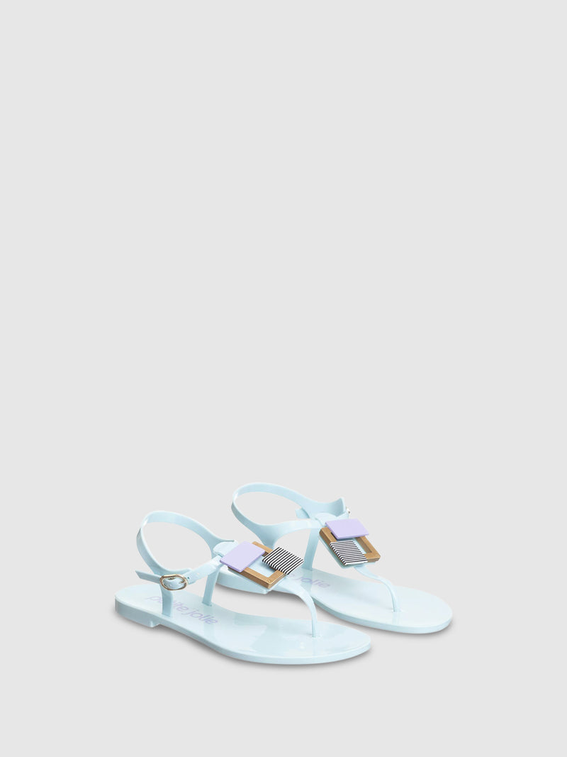 PARODI SHOES Sandálias Rasas 11/5834AZUL Blue