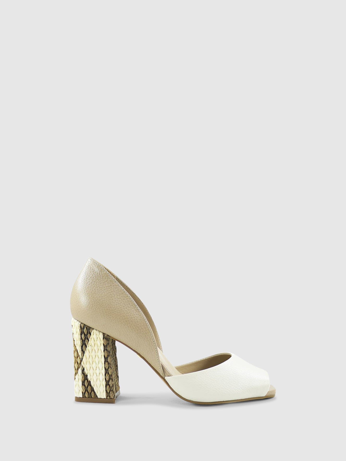 PARODI SHOES Sandálias de Ponta Redonda 77/9298AVORIO Beige