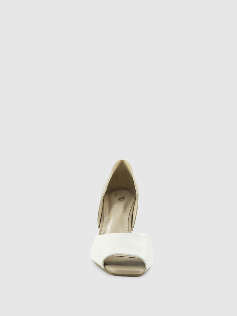 PARODI SHOES Sandálias de Ponta Redonda 77/9298AVORIO Beige