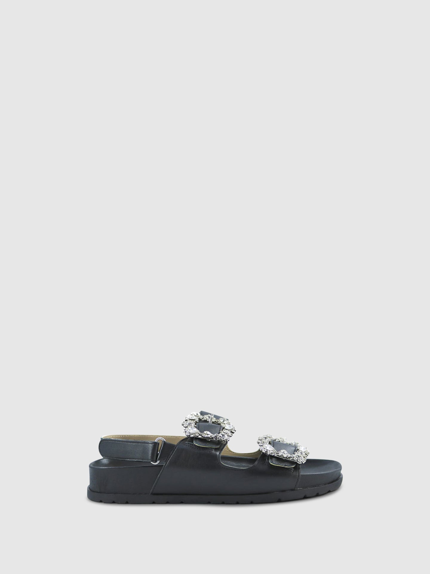 PARODI SHOES Sandálias com Velcro 53/1926NERO Black