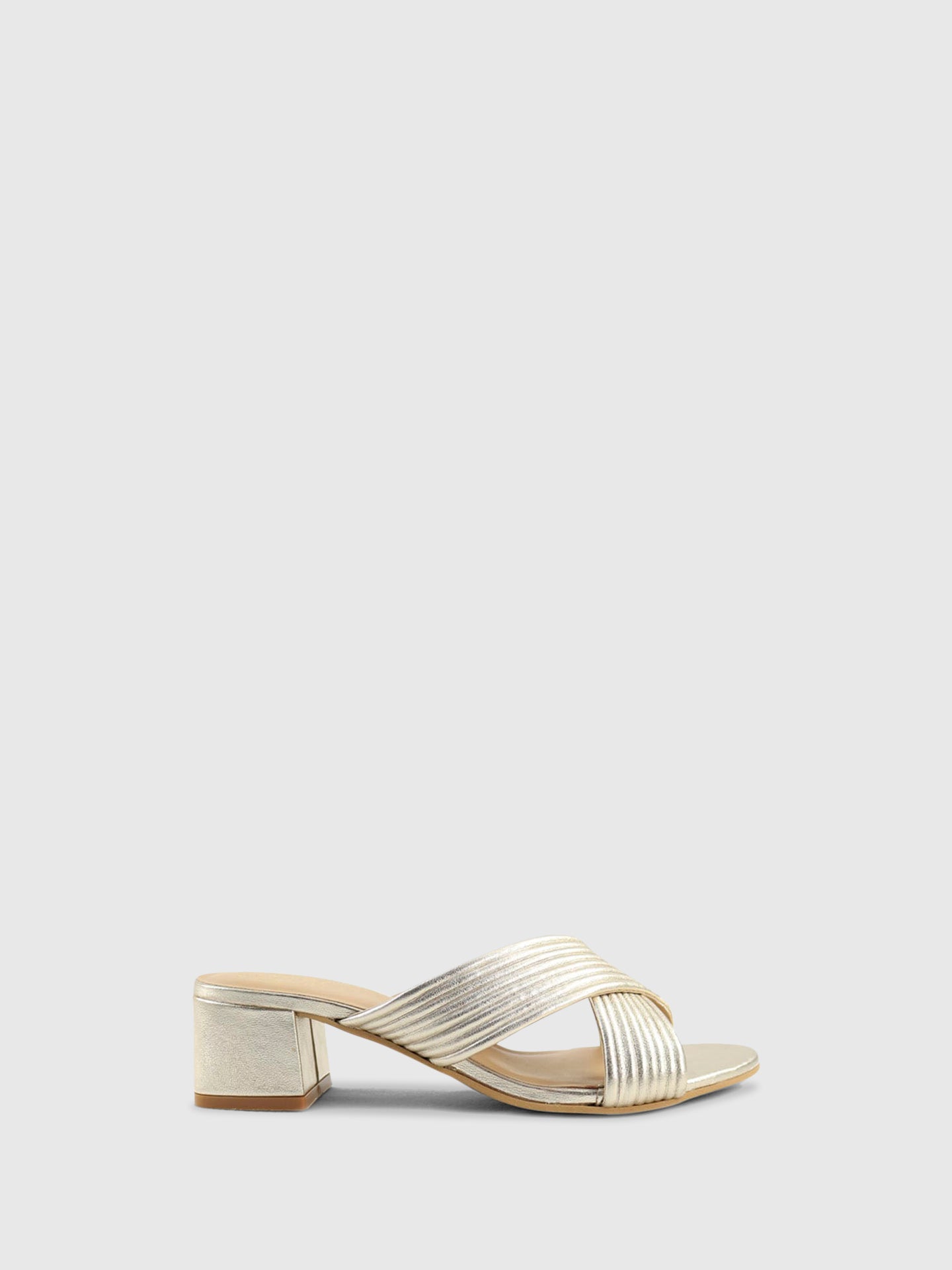 PARODI SUNSHINE Mules com Tiras 53/1879ORO Gold