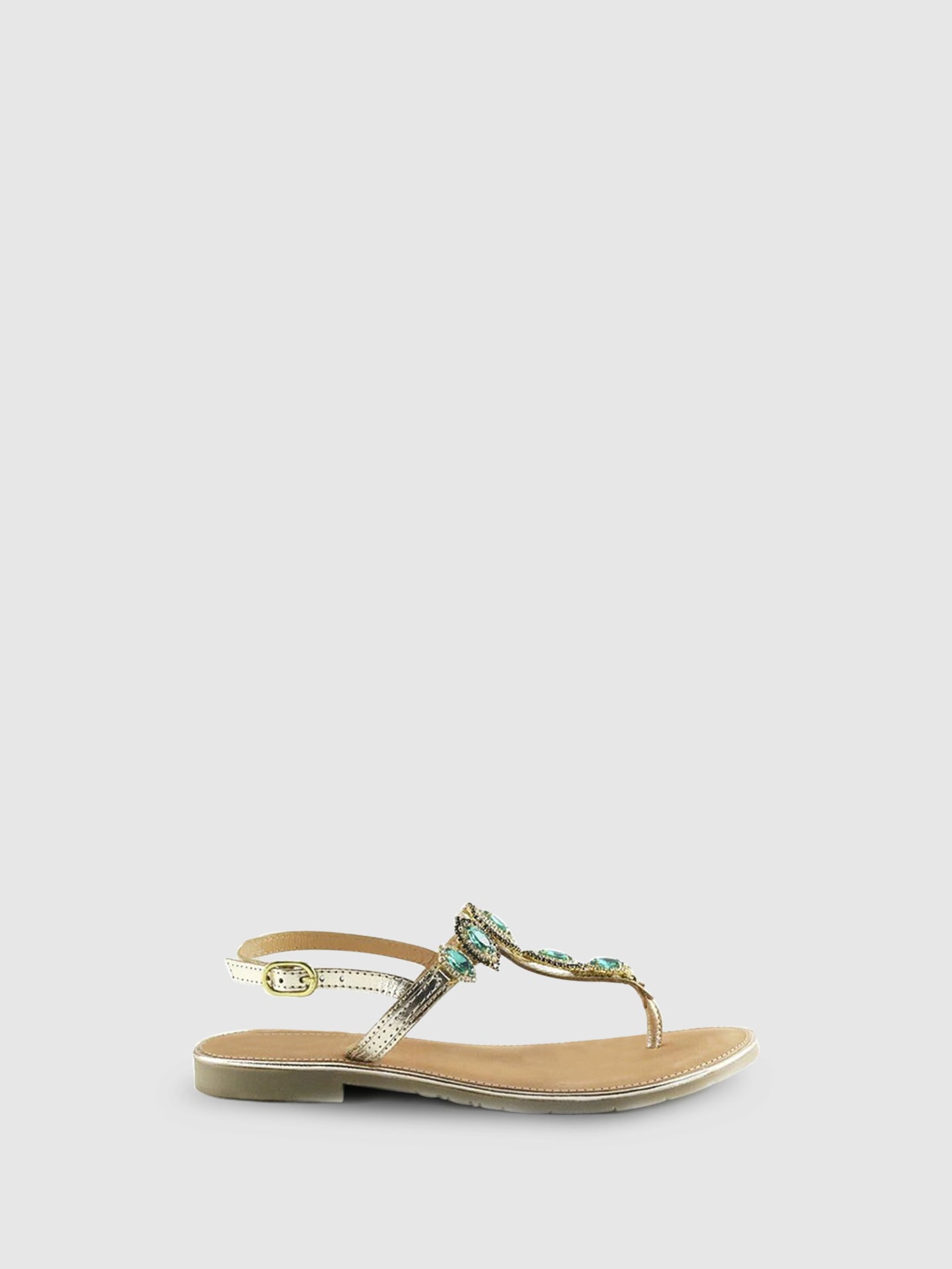 PARODI SHOES Sandálias com Apliques 53/1838ORO Gold