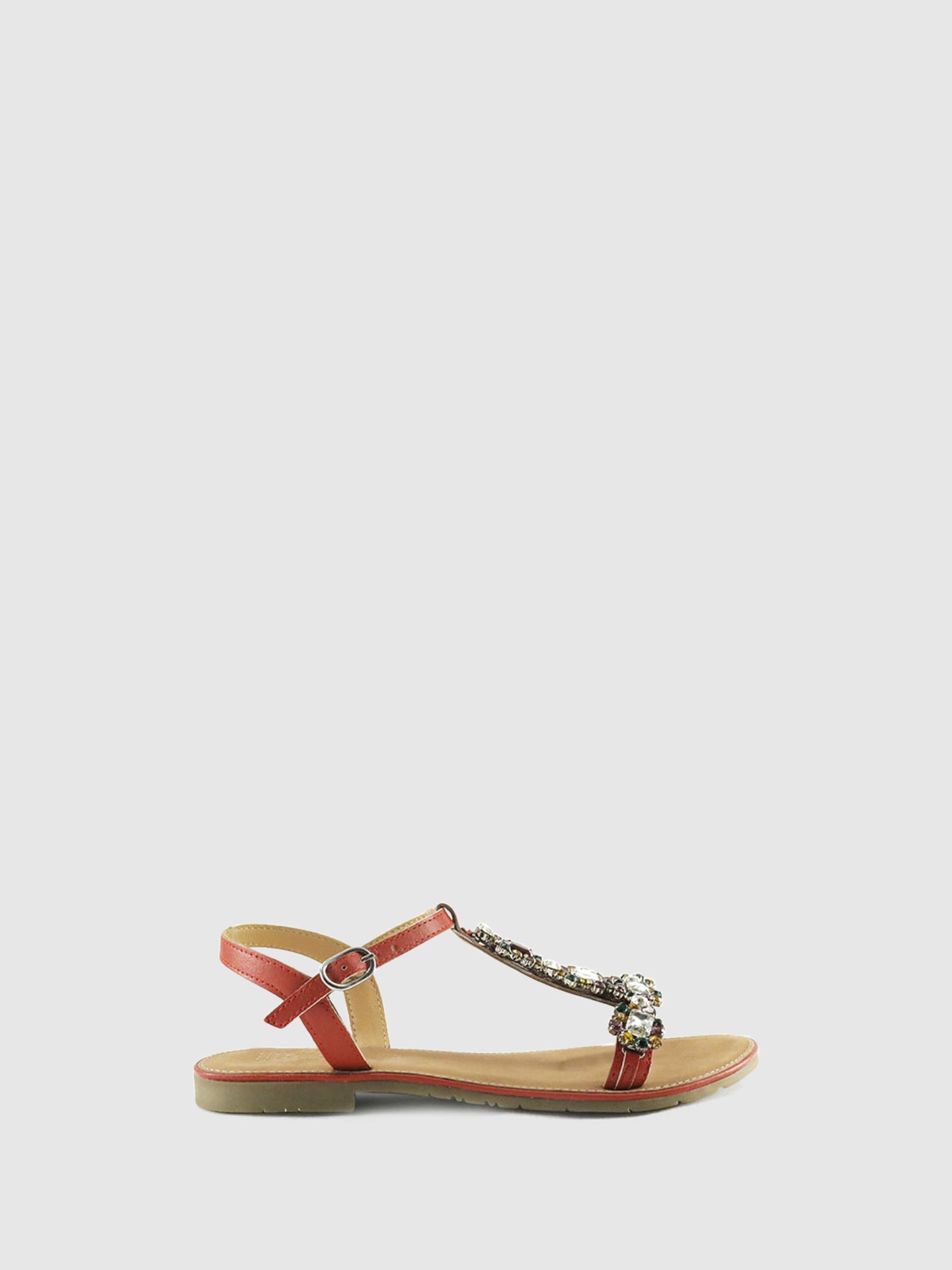 PARODI SHOES Sandálias com Apliques 53/1834ROSSO Red