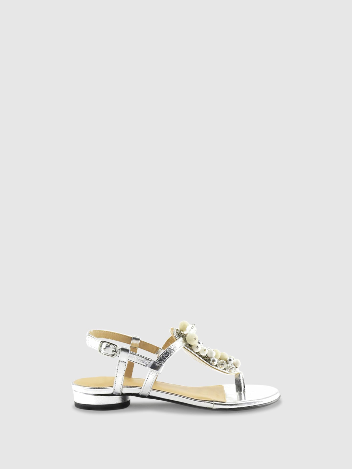 PARODI SHOES Sandálias com Apliques 53/1846ARGENTO Silver
