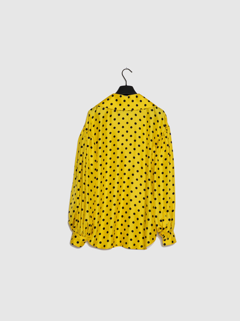 Moschino Camisa com Bolas em Amarelo e Preto
