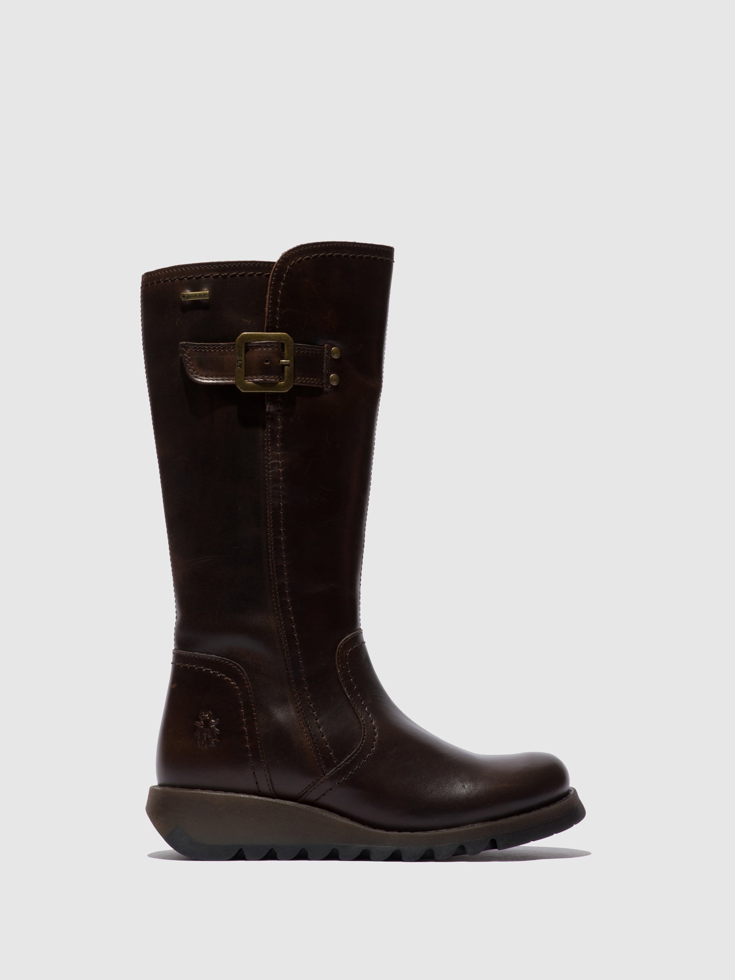 Fly London Botas de Cano-Alto SHAP059FLY DK. BROWN