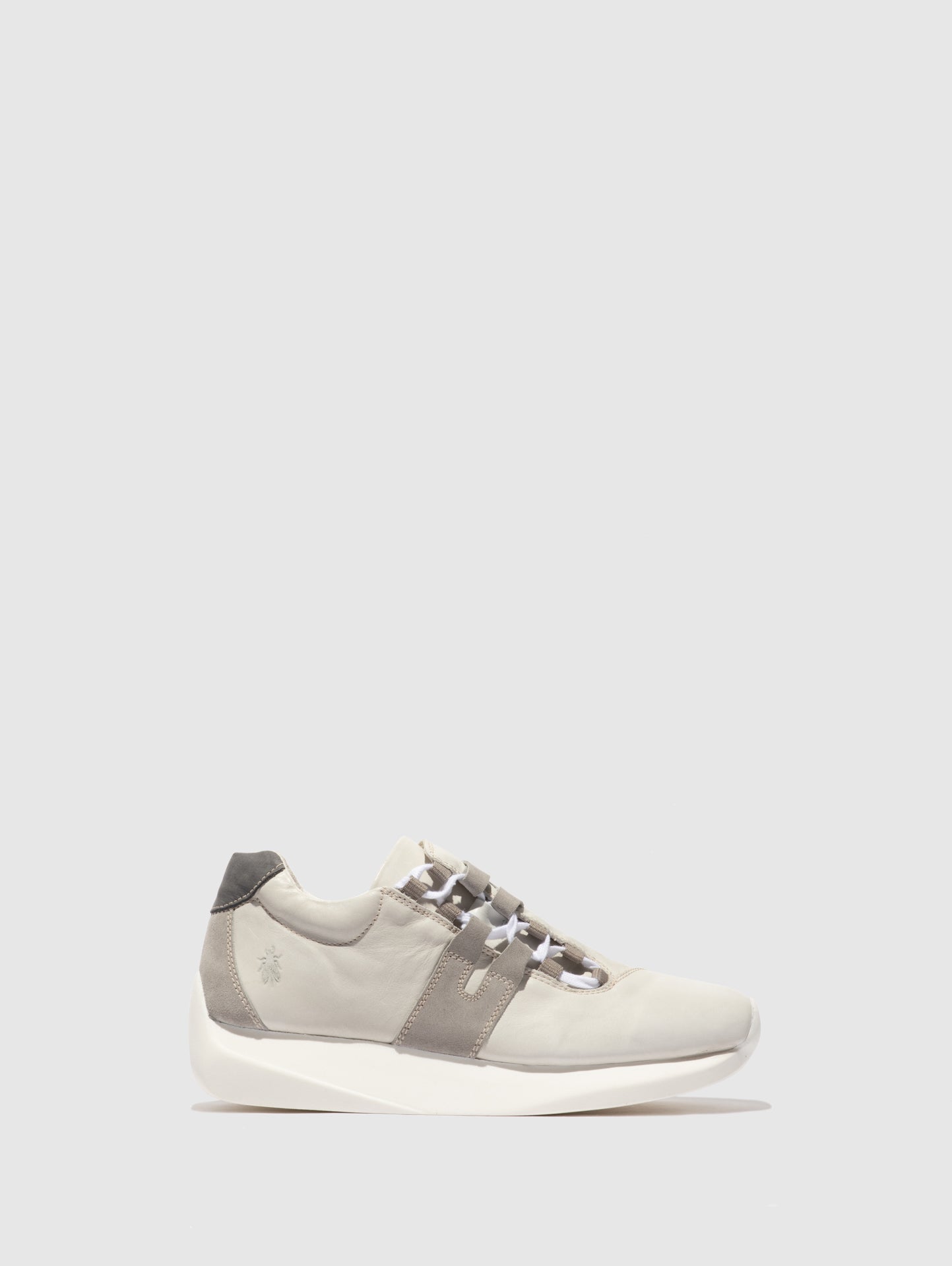 Fly London Ténis com Atacadores LOKO733FLY MAVICK/SUEDE WHITE/CONCRETE