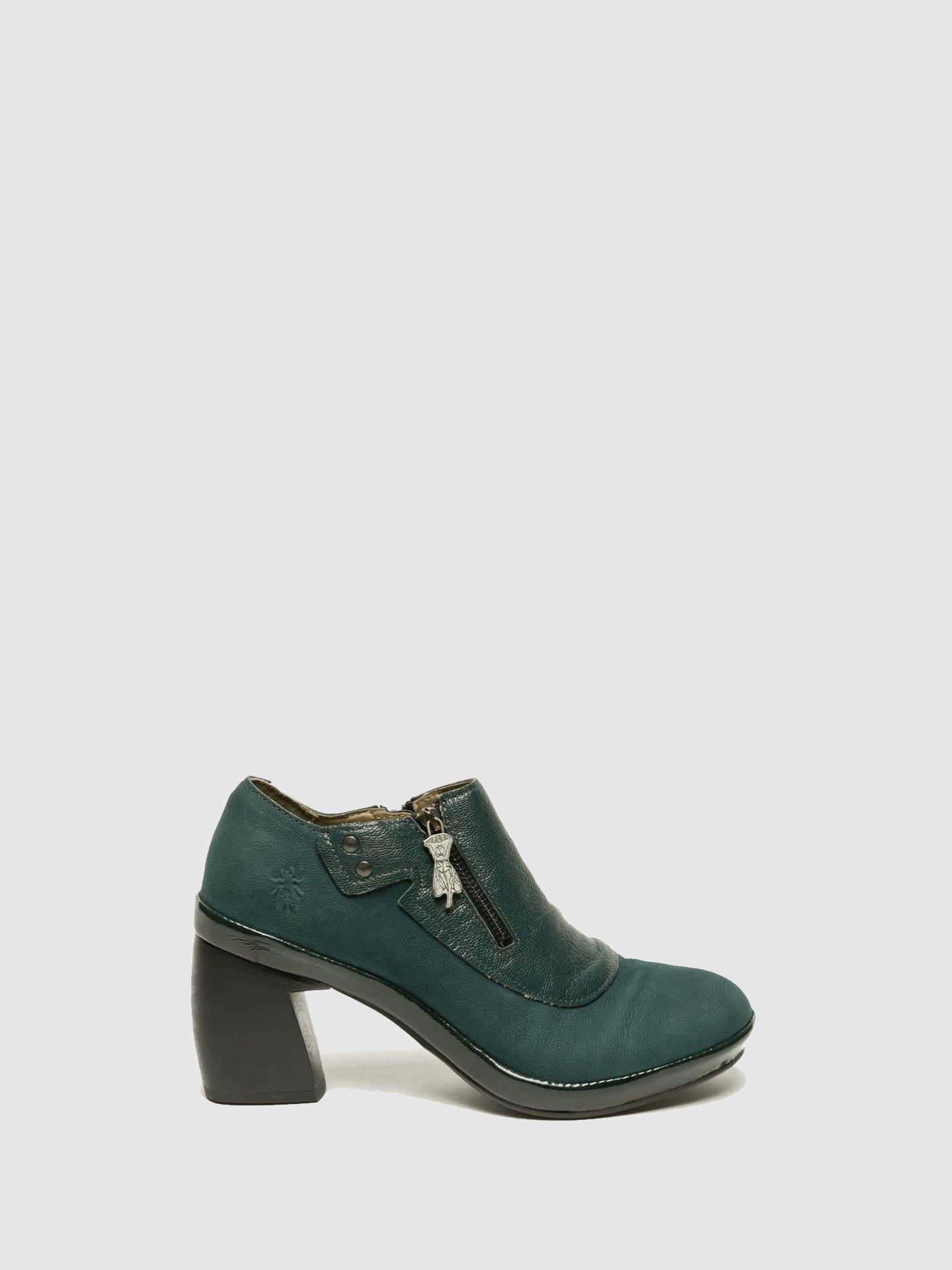 Fly London Botins com Fecho em Verde