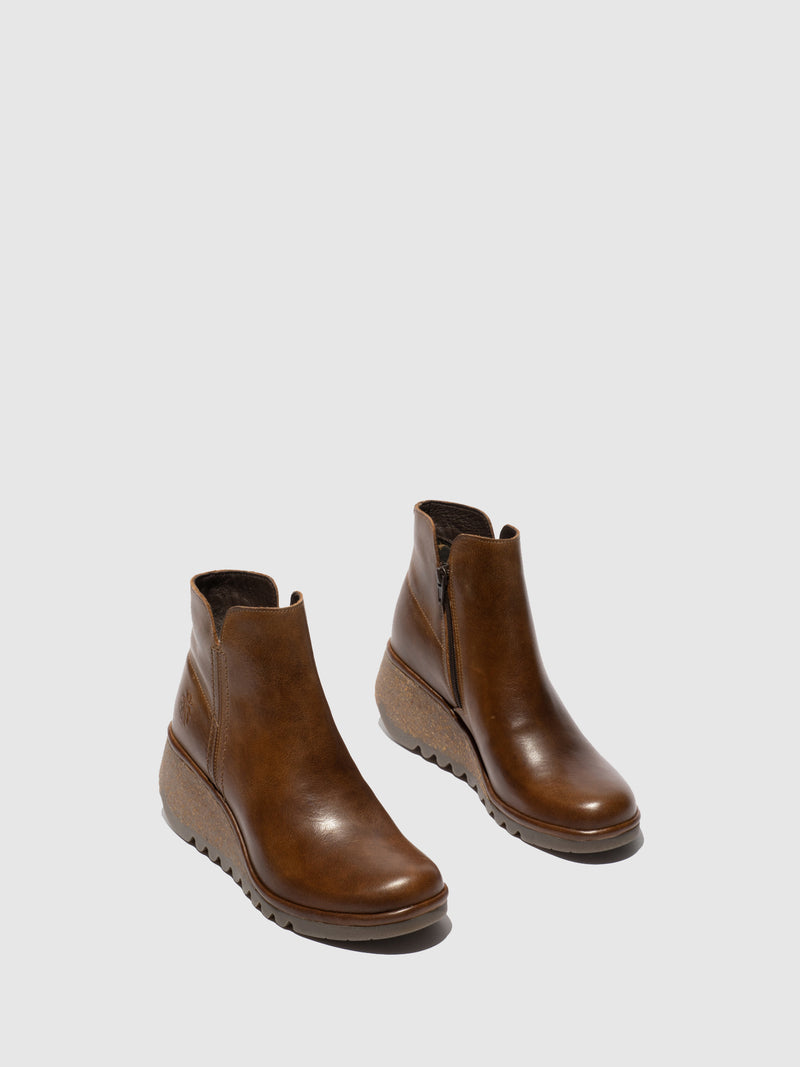 Fly London Botins com Fecho NILO256FLY RUG CAMEL