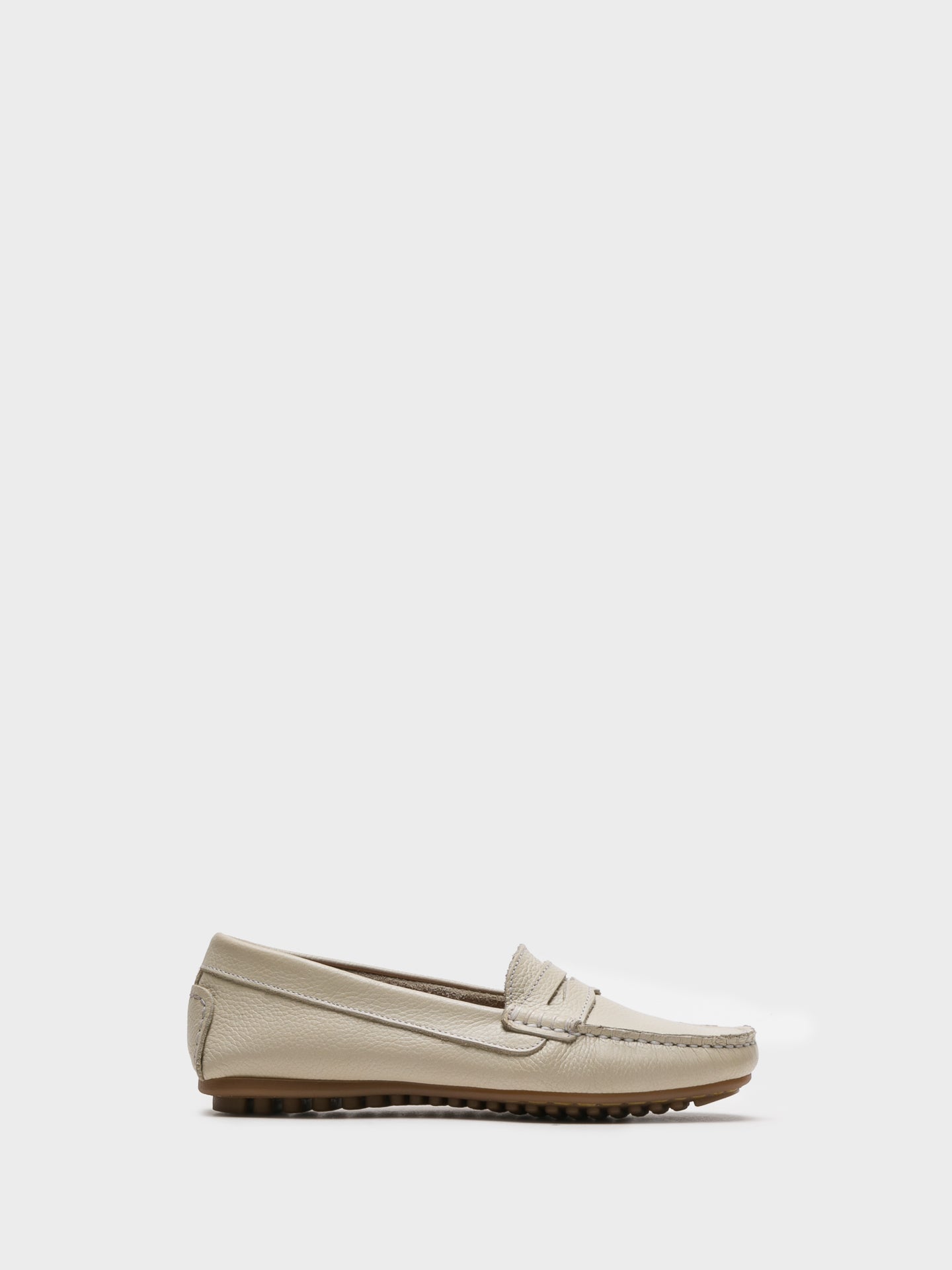 Foreva Sapatos Mocassins em Branco