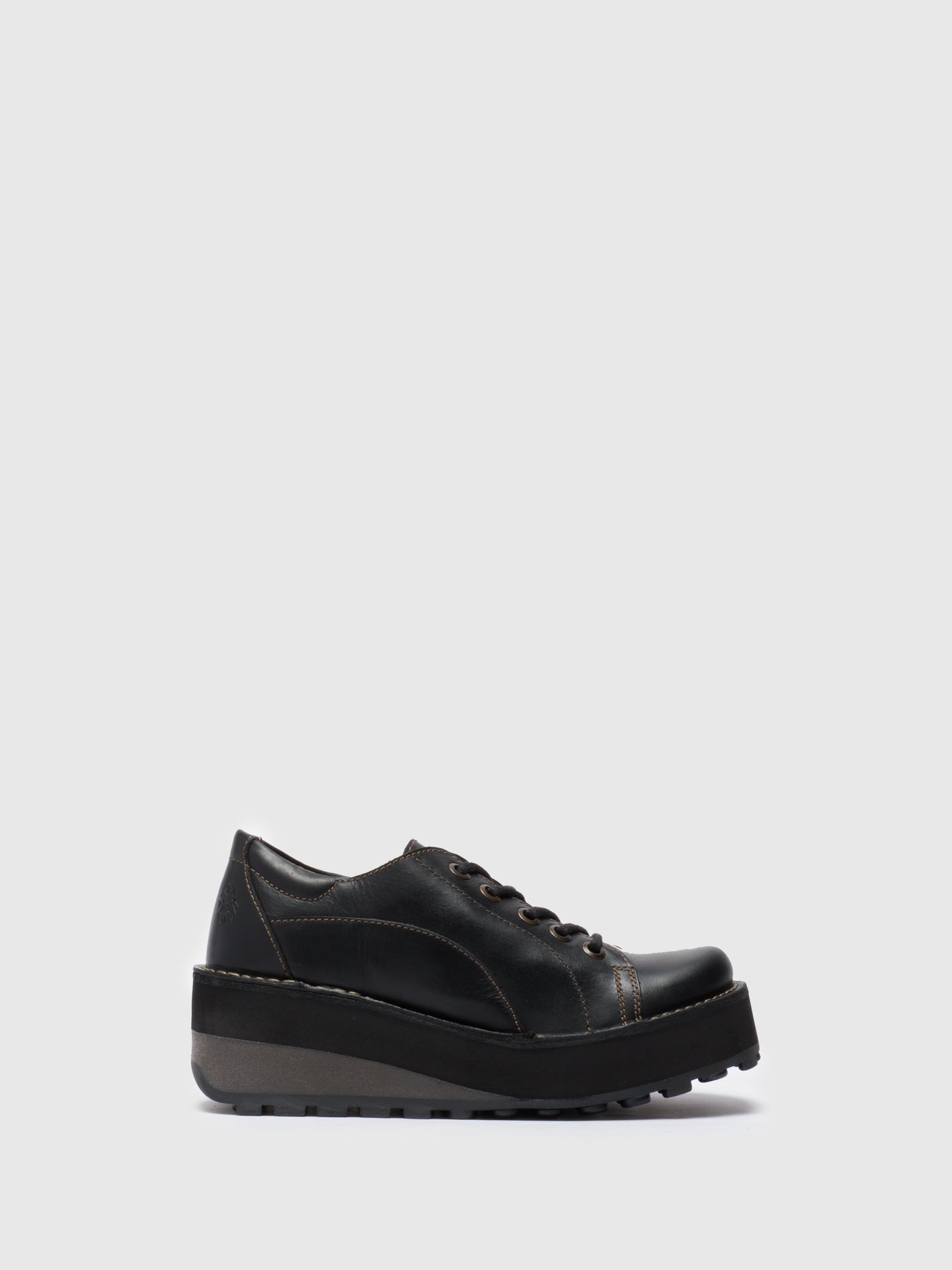 Fly London Sapatos com Atacadores em Preto