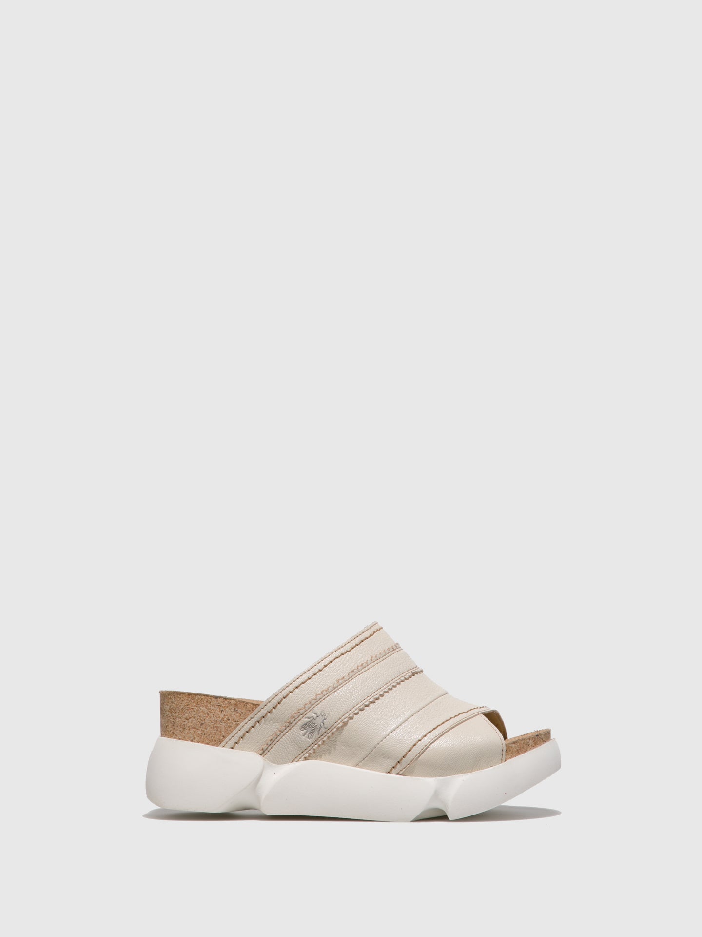 Fly London Mules Abertas à Frente SUZE582FLY White