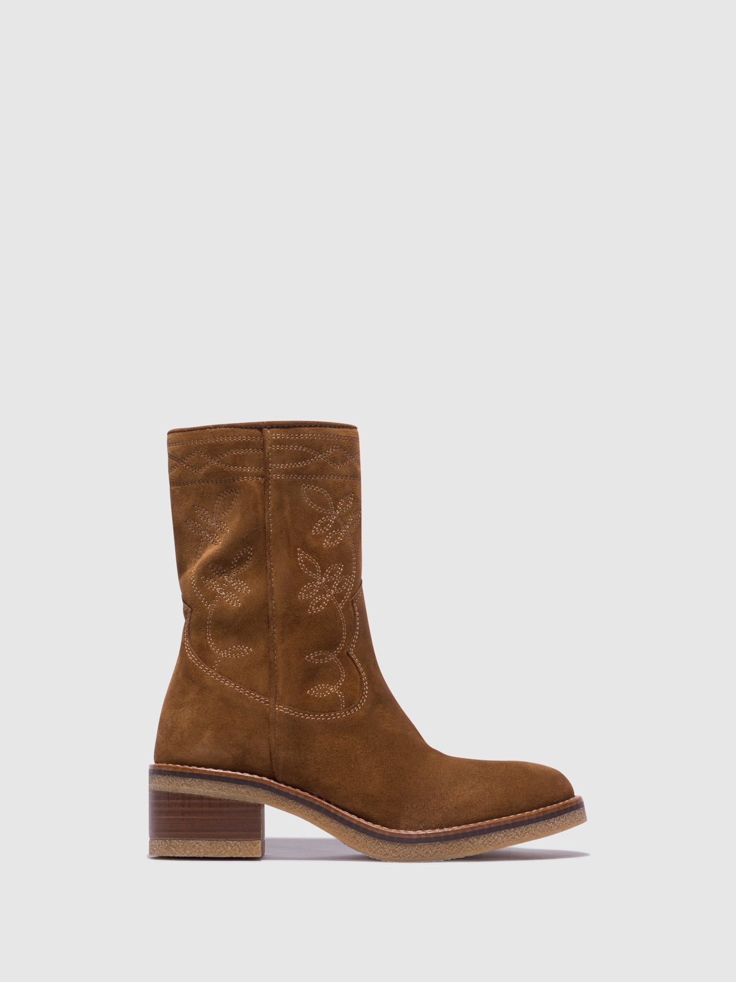 Foreva Botins com Atacadores em Camel