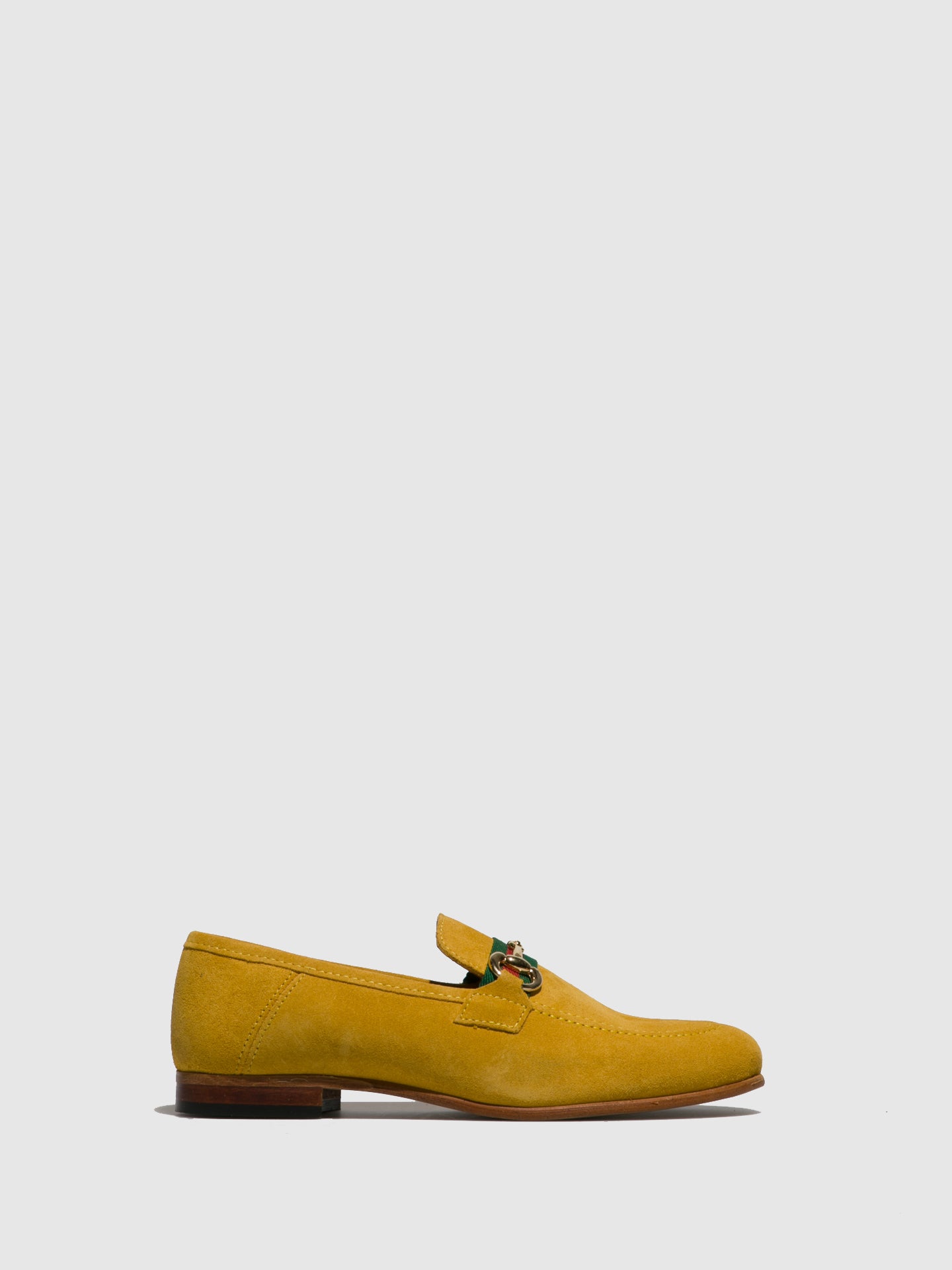 Foreva Sapatos Mocassins em Pele Amarela