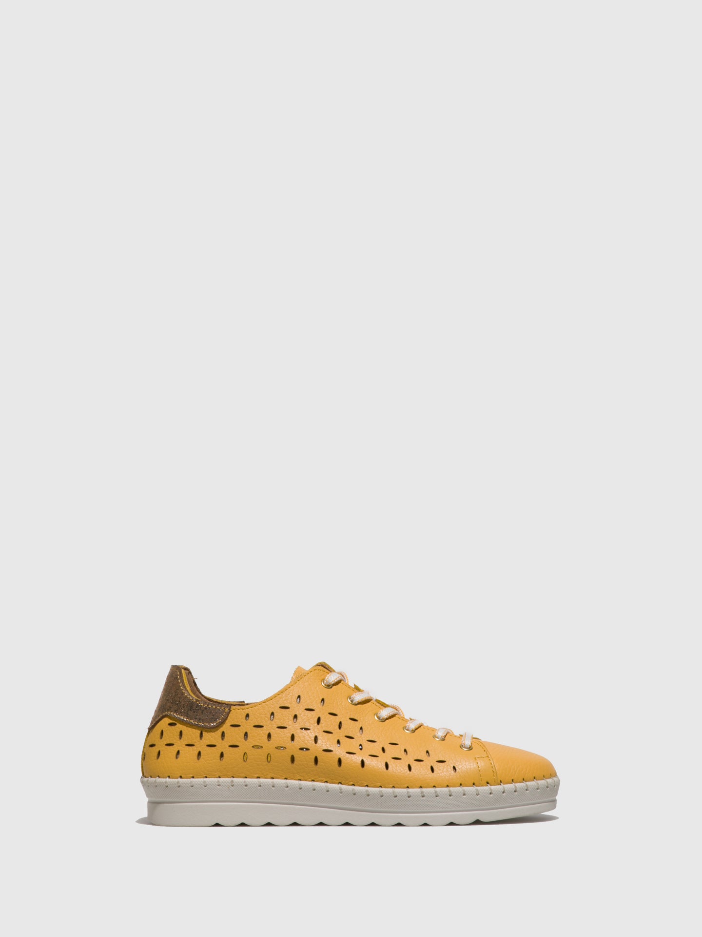 Foreva Sapatos com Atacadores em Amarelo