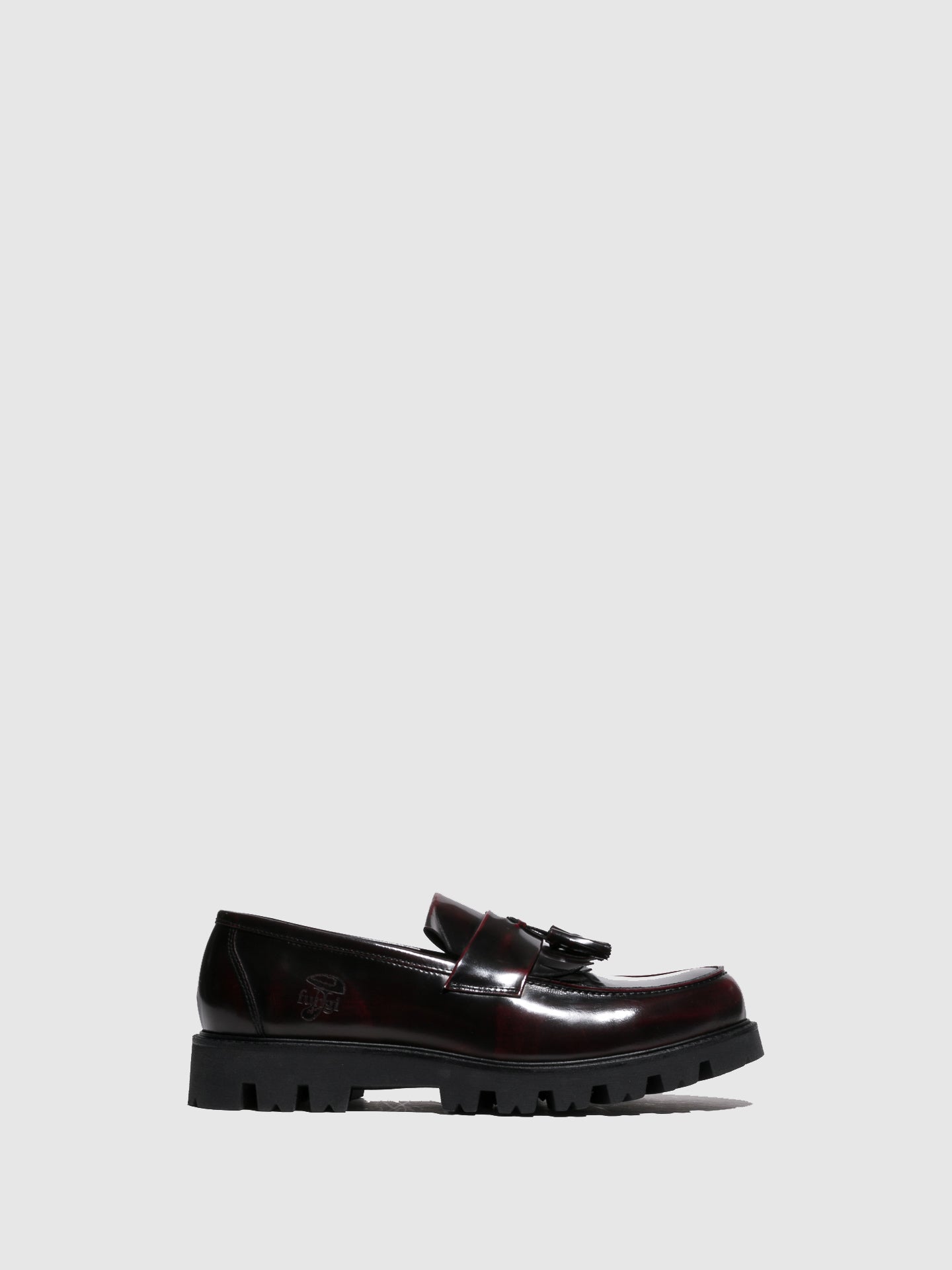 Fungi Sapatos com Apliques em Carmesim