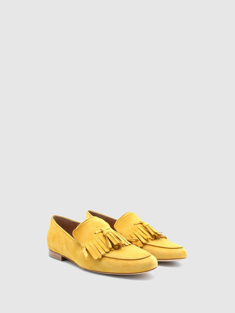 JJ Heitor Loafers com Apliques C03L3 Suede Yellow