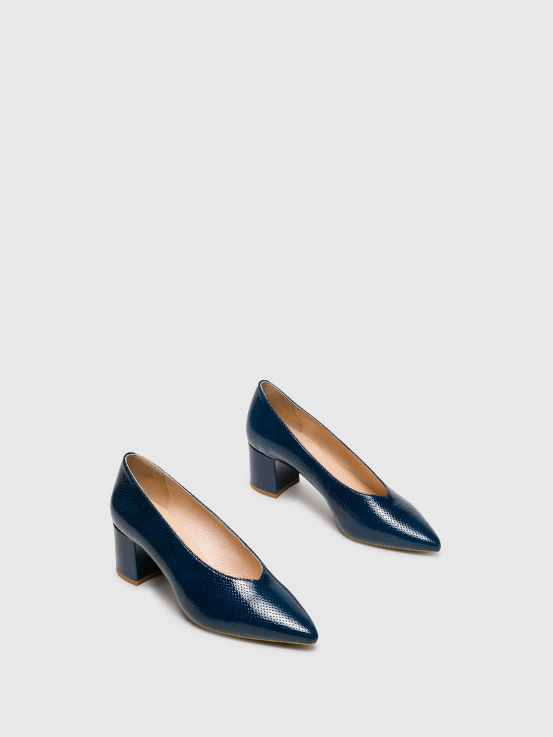 Sofia Costa Sapatos Pontiagudos em Azul