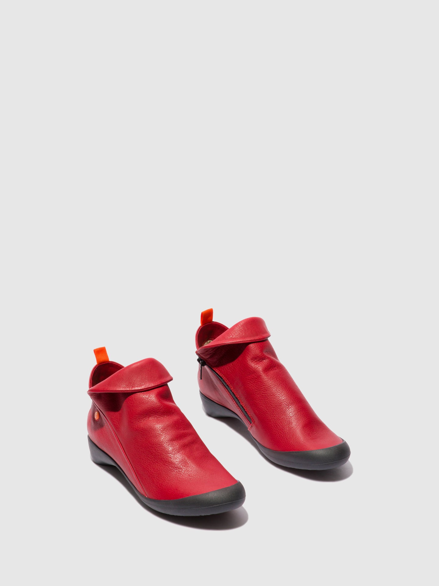 Softinos Botins com Fecho FARAH RED