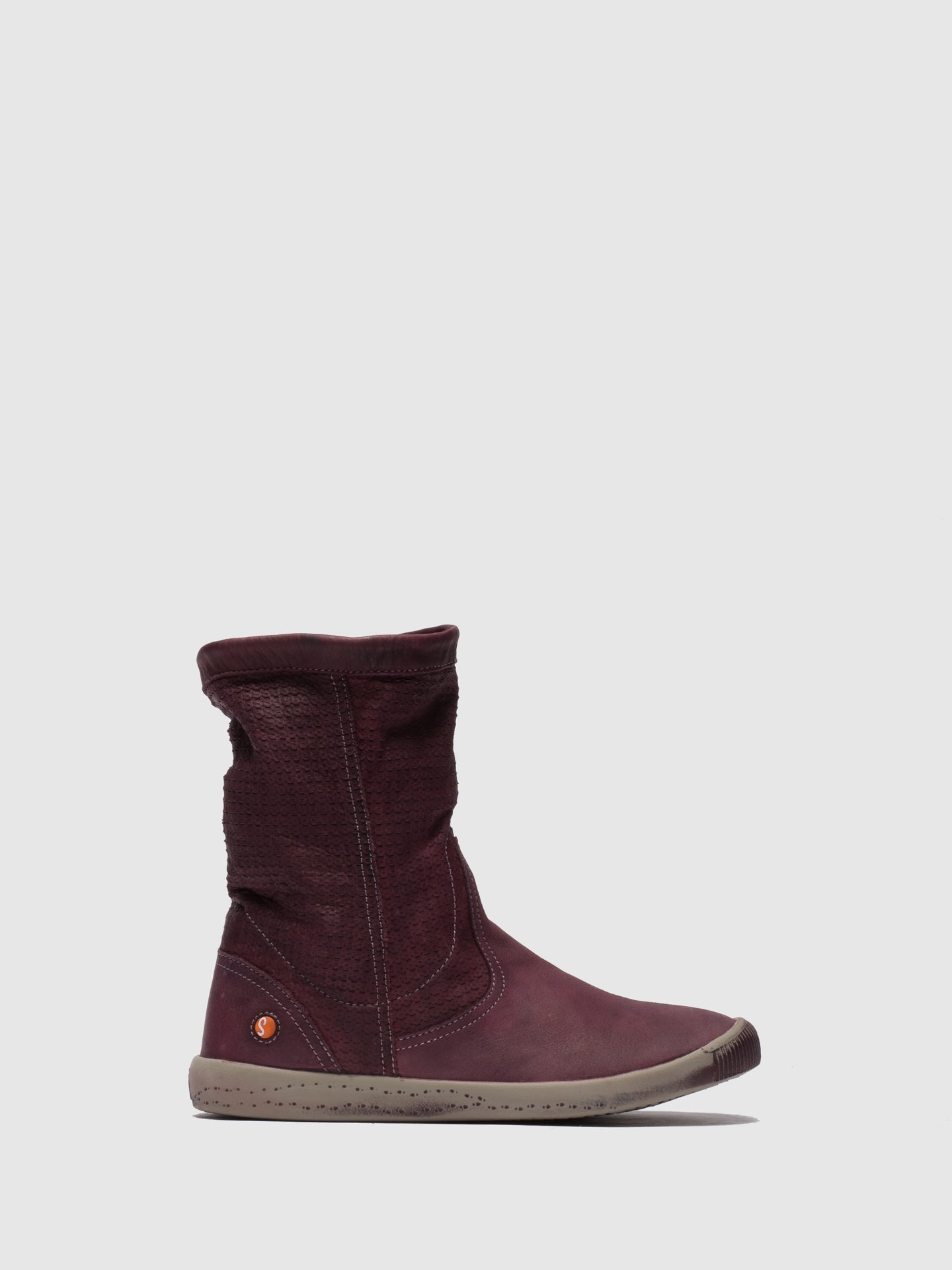 Softinos Botas de Cano-Alto em Magenta