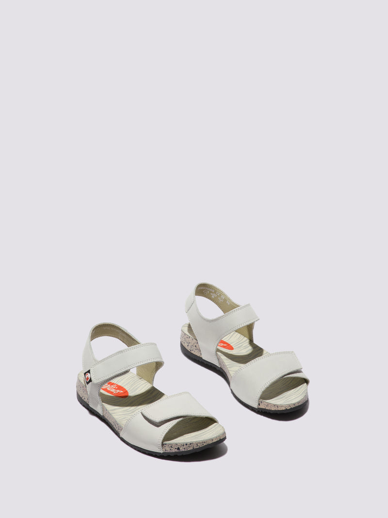 Softinos Sandálias com Velcro KIVA530SOF White